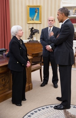 president obama and Janet Yellen