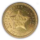 Back - 4 dollar Gold Stella Coin