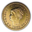Front - 4 dollar Gold Stella Coin