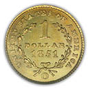 Back - Gold dollar liberty coin