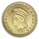 GOLD DOLLAR 1856-1889 Indian, Large Head