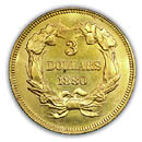 Back - 3 dollar Indian Princess Head Gold Coin