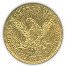 Back - 10 dollar Liberty Gold Coin