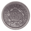 Back - 1839 braided hair cent