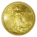 Front - 1908 double eagle gold coin