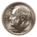 DIME 1946-1964 ROOSEVELT
