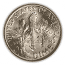 DIME 1946-1964 ROOSEVELT