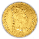 Front - 1795 gold eagle coin