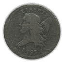Front - 1793 liberty cap cent