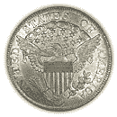 HALF DIME 1800-1805 Draped Bust, Heraldic Eagle