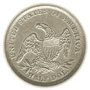 HALF DOLLAR 1838-1839 Capped Bust, HALF DOL