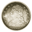 Front - half dollar capped bust
