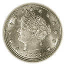 Front - 1883 liberty nickel no cents