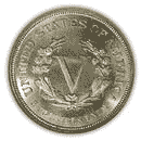 Back - 1883 liberty nickel no cents