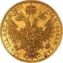 Coin Back Austrian 4 Ducat
