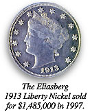 Eliasberg first million dollar coin