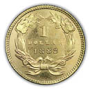 Back - Gold dollar indian head
