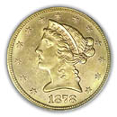 Front - HALF EAGLE 1866-1908 Coronet, With Motto