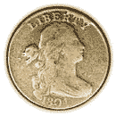 Front - 1796 draped bust dollar