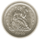 Front - 1838 liberty dime