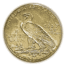 Back - HALF EAGLE 1908-1929 Indian