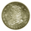 Front - quarter dollar 1815 capped bust