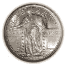 Front - QUARTER DOLLAR 1916-1917