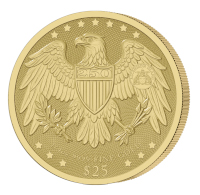 Back - Gold Lincoln coin