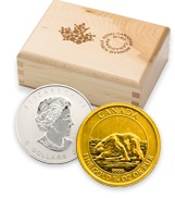 Front - Polar Bear Proof Set (Gold and Silver)