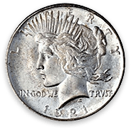 Front - Peace Silver Dollar