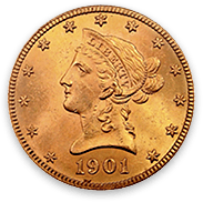 $10 Liberty Gold Coin (Circulated)