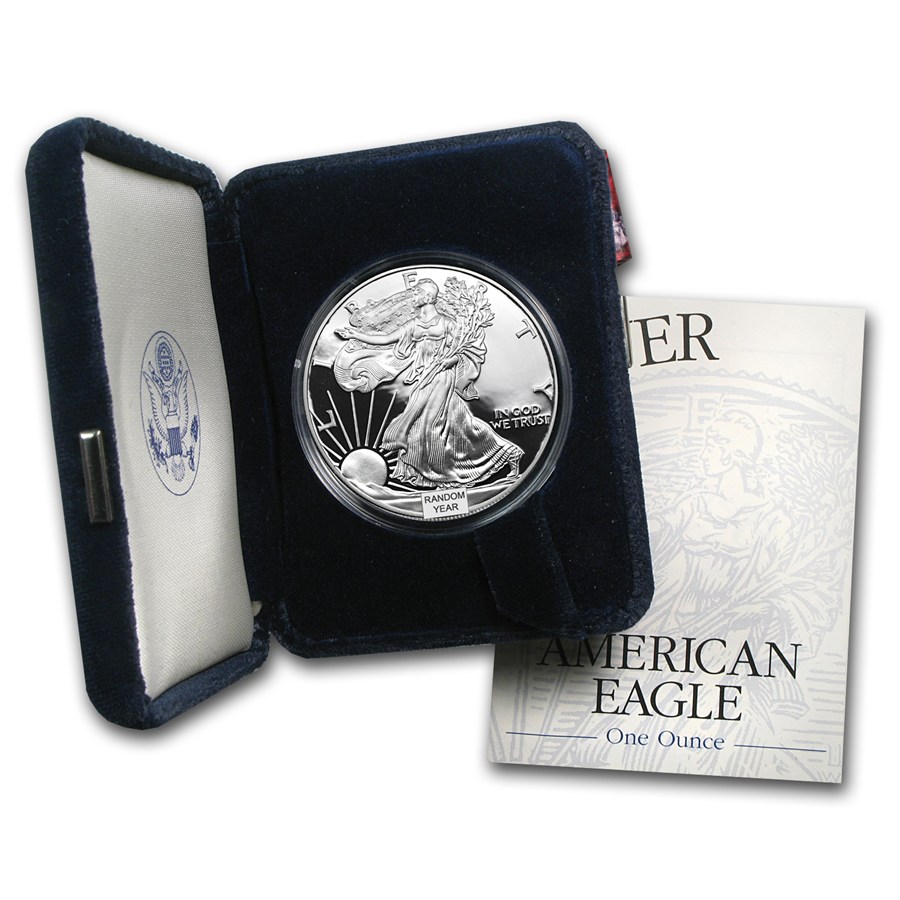 Front - proof silver american eagle