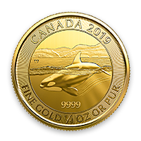 Front - Buy Gold Orca Coin Online Exclusively at Lear Capital