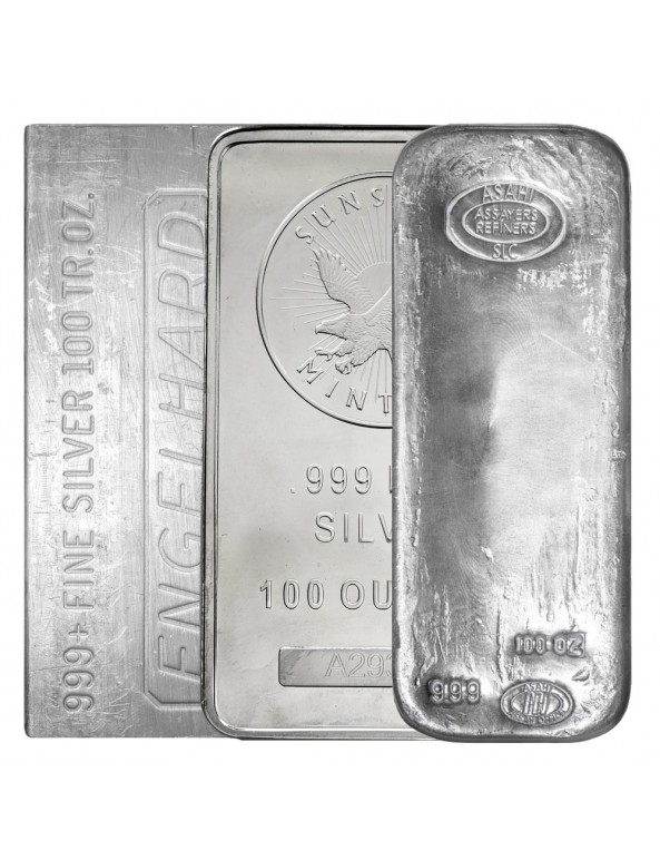 Front - Silver 100oz. Bar