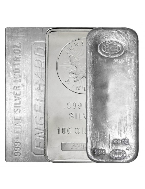 Front - Silver 100oz. Bar