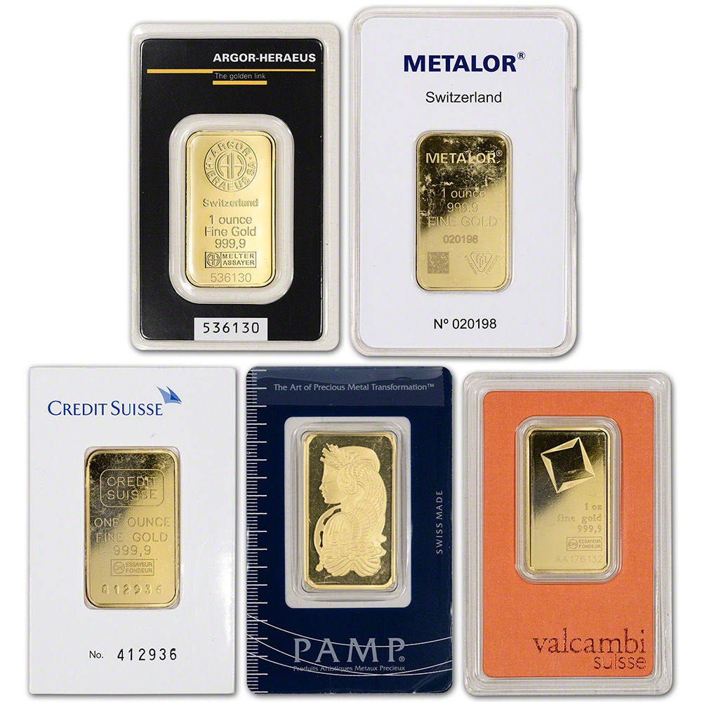 Front - Buy 1 Ounce Gold Bar Online