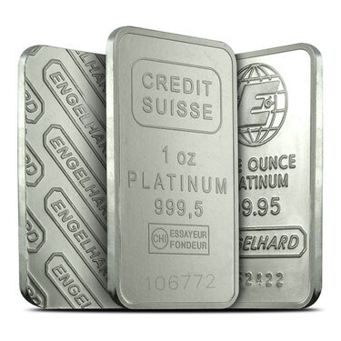 Platinum Bar 1 Oz. (Varies)