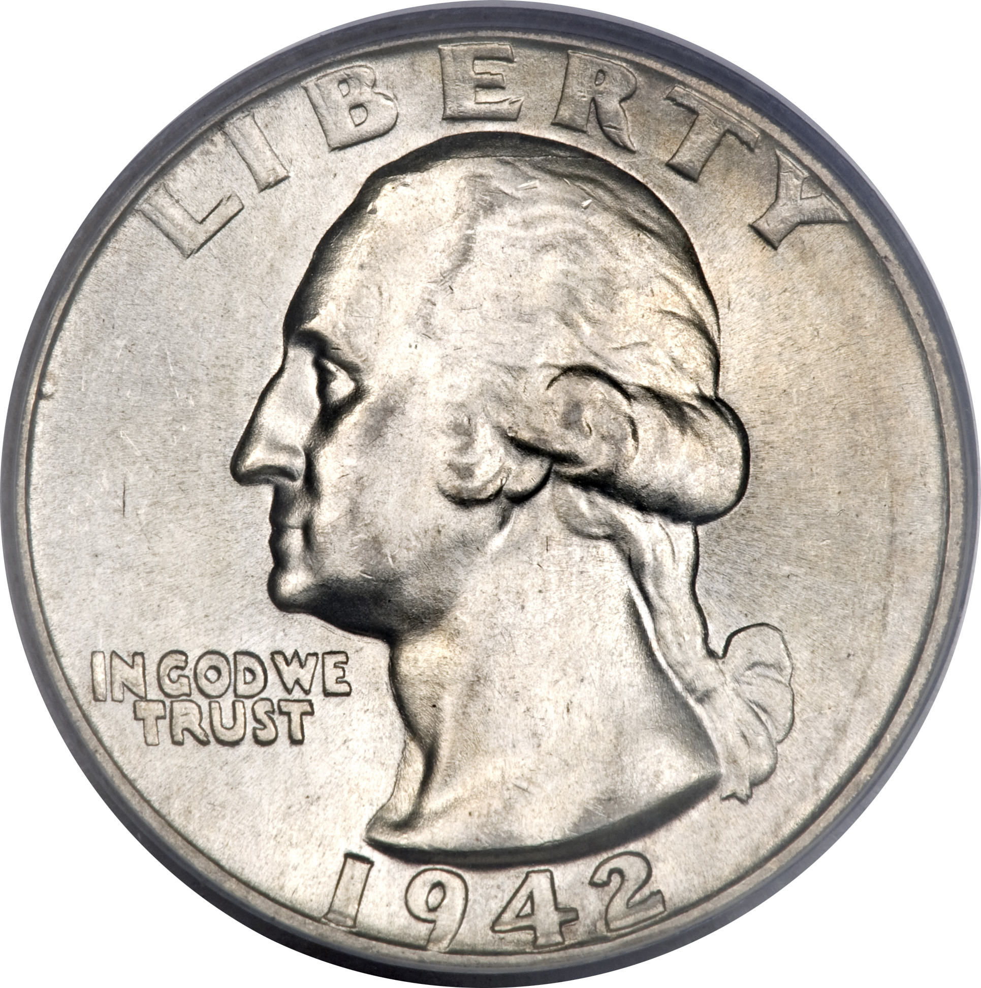 Front - Silver Quarter Dollar - 90% Silver