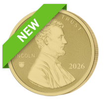 Front - Gold Lincoln coin