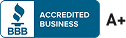 BBB Accredited Business: A+ rating